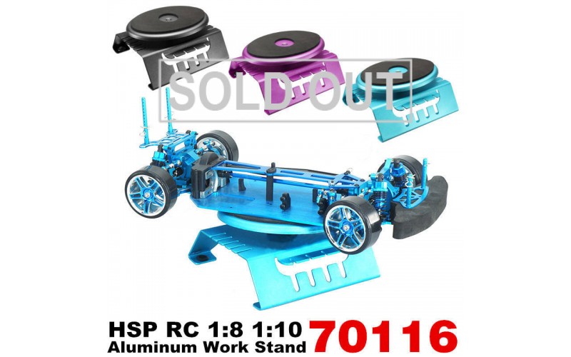 Aluminum Works Stand Model RC Car 1/8 1/10 Class